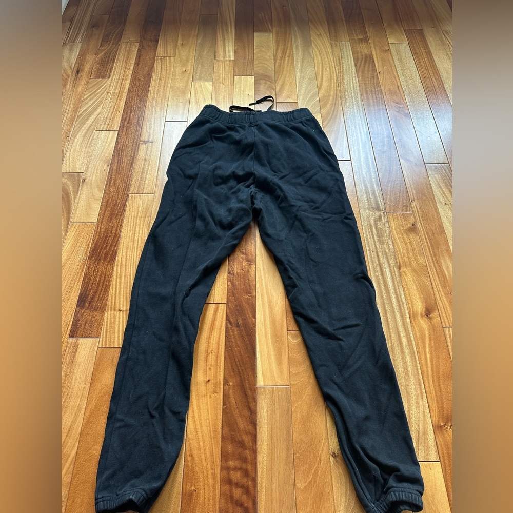 Black buff bunny joggers